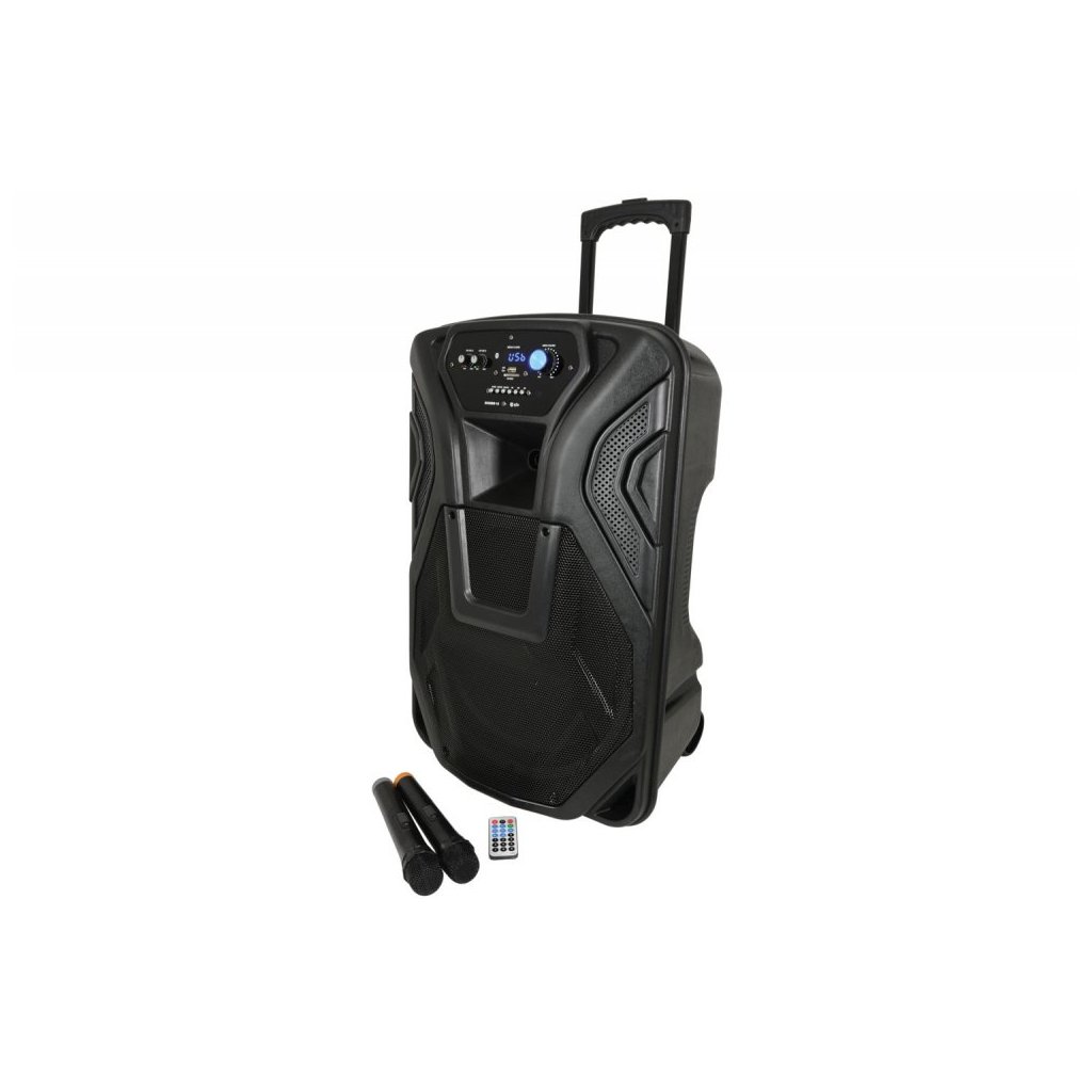 18747 qtx busker 15 mobilny 15 zvukovy system usb sd fm bt 2x vhf 100w