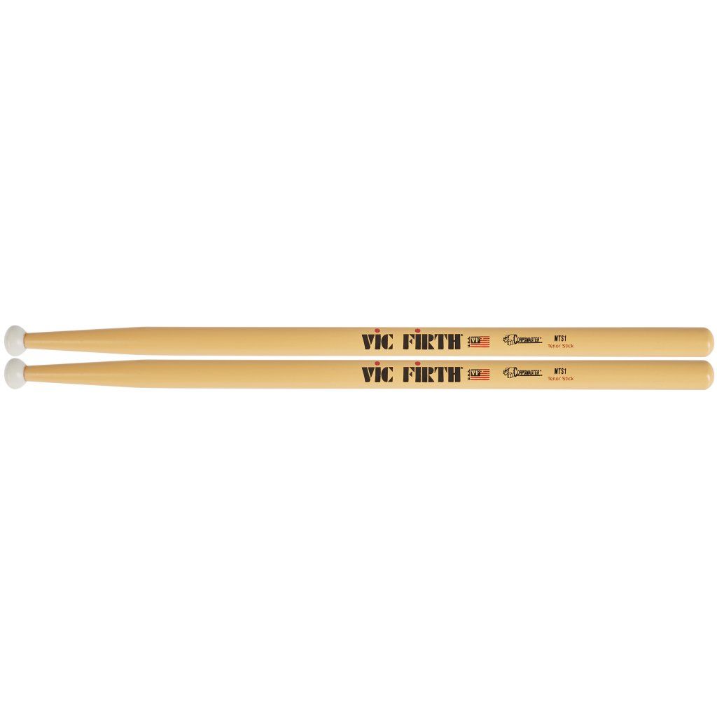VIC FIRTH Corpsmaster Multi-Tenor stick nylon tip