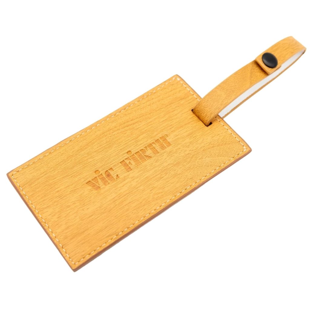 VIC FIRTH Woodgrain Luggage Tag
