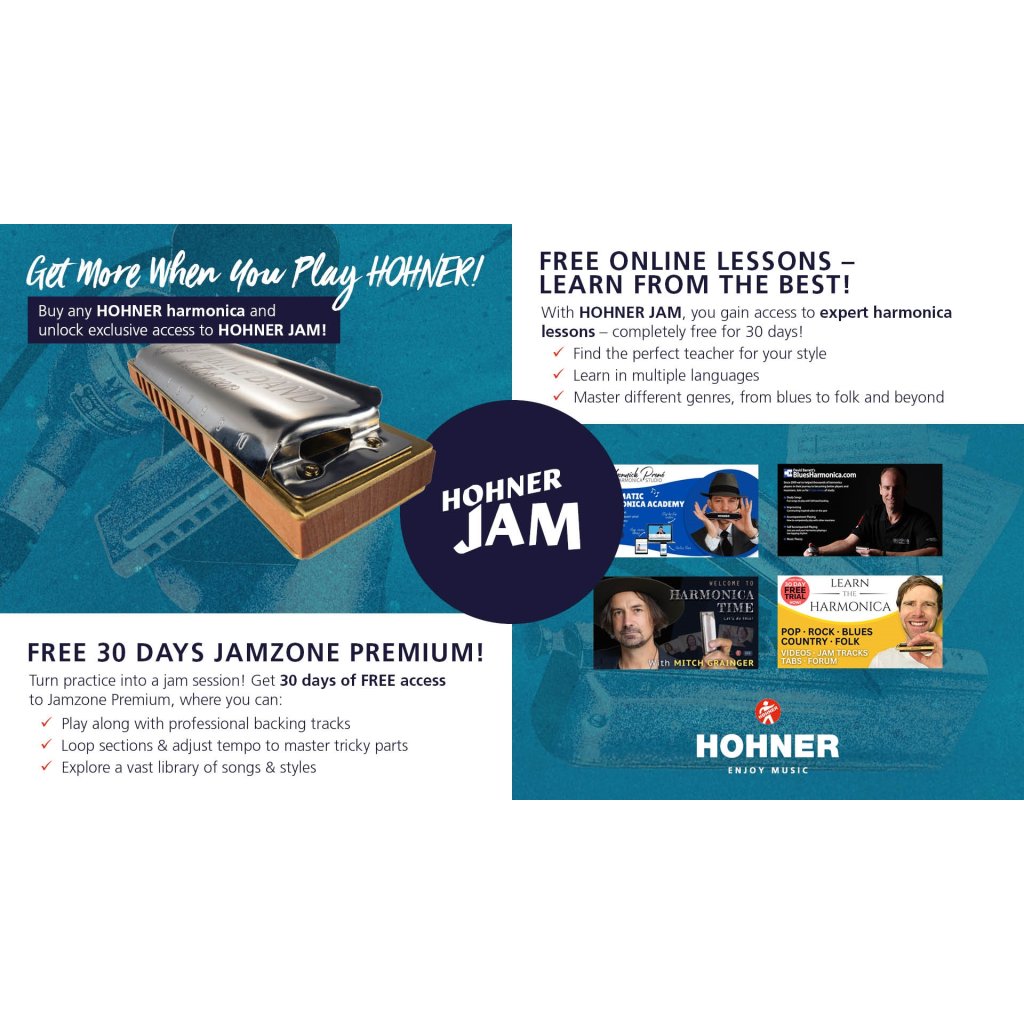 HOHNER Rocket Amp Pro Pack (C-, G-, A-major)