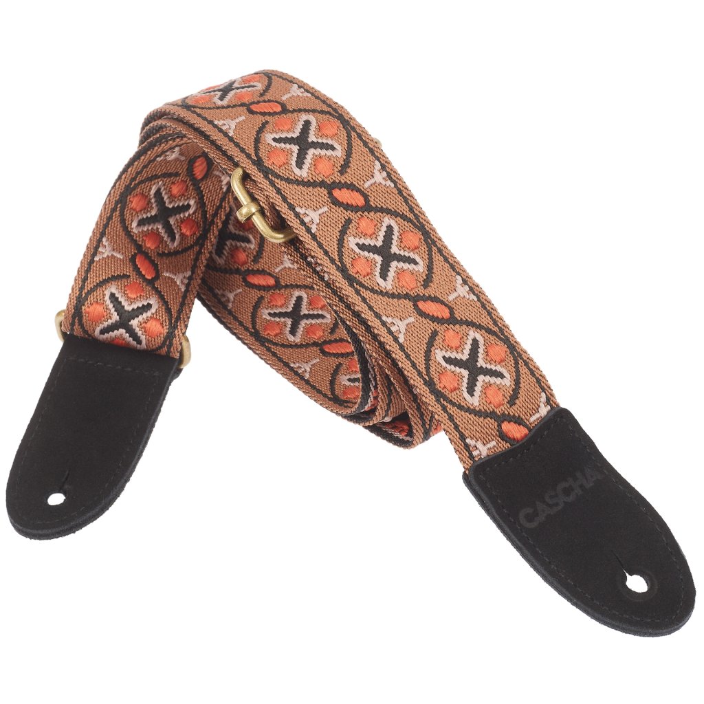 CASCHA CUS-JW3 Ukulele Strap Jacquard - Cross