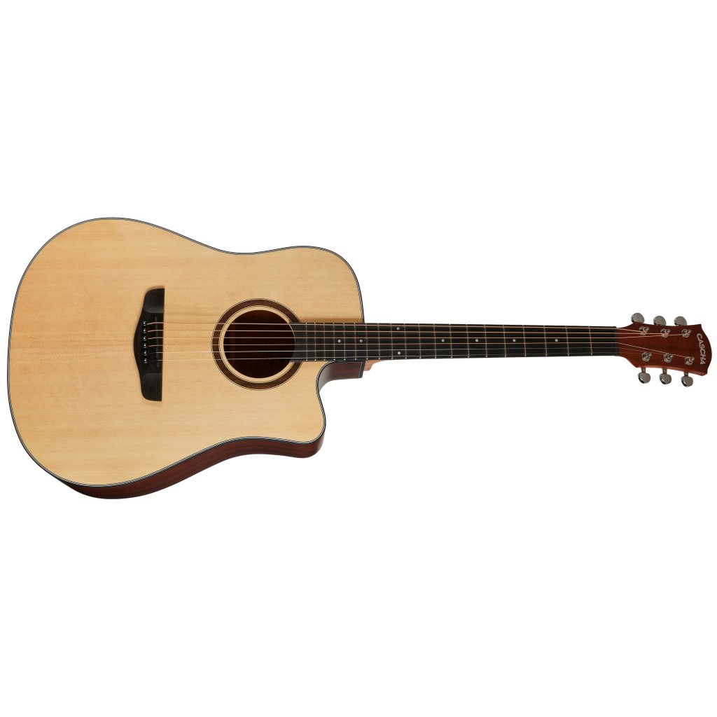 CASCHA CGA200 Stage Series Dreadnought Acoustic Guitar Set