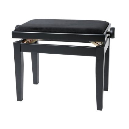 10227 gewa piano bench deluxe black matt