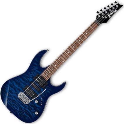 13299 ibanez grx70qa tbb transparent blue burst
