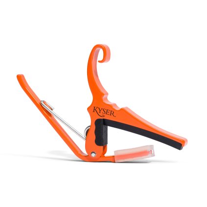 14628 kyser capo kg6oa quick change acoustic orange kapodaster