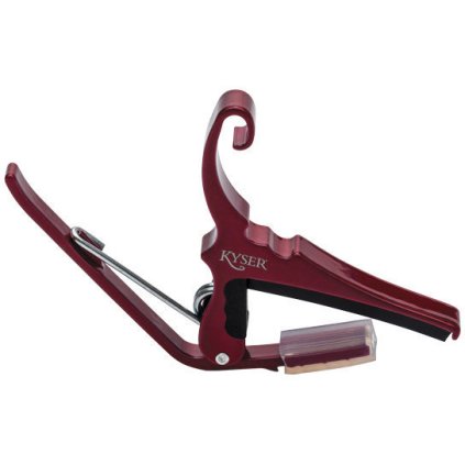 14631 kyser capo kg6ra quick change acoustic ruby red kapodaster