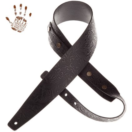 MAGRABÒ Buttons BC Embossed Flores Black 7 cm