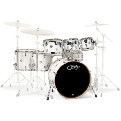17382 pdp by dw concept maple shell 7 pack 22 pearlescent white