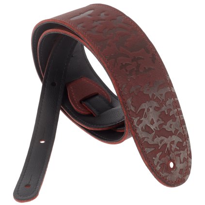 PRS 2.5" Leather Bird Swarm Strap, Rust
