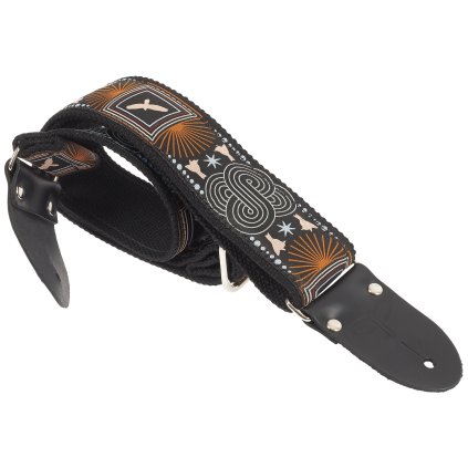 PRS 2” Deluxe Retro Strap, Beige Birds, Custom Jacquard