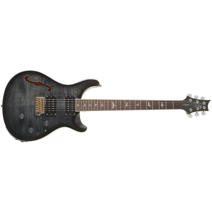 PRS SE Custom 24 Semi-Hollow Piezo Charcoal Burst