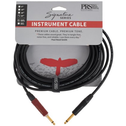 PRS Signature Instrument Cable 25' Straight Silent-Plug