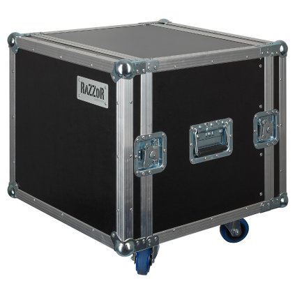 RAZZOR CASES 10U Rack 45 Wheels