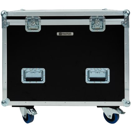 RAZZOR CASES 12x LED IP PAR 12x12W HCL ve dvou patrech po 6ks 9mm 100mm