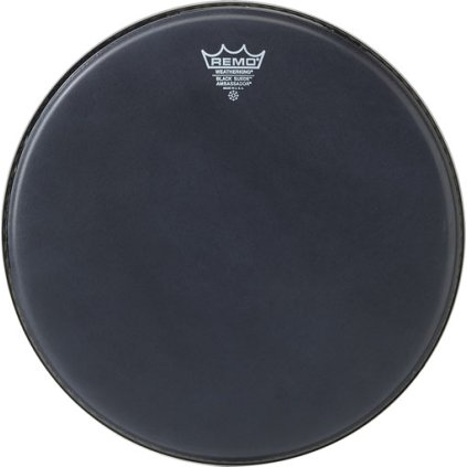 REMO 10" Ambassador Black Suede