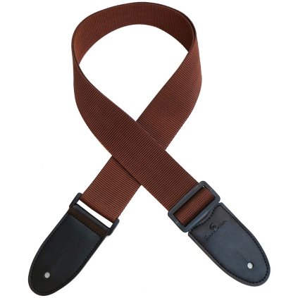 SOUNDSATION Poly Guitar Strap Brown