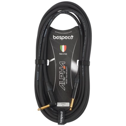 BESPECO Alpha Instrument Cable Neutrik Angled 6 m
