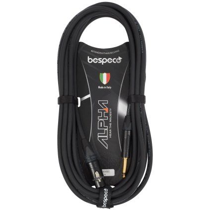 BESPECO Alpha Microphone Cable Neutrik XLR F - Jack 6 m
