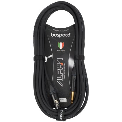 BESPECO Alpha Microphone Cable Neutrik XLR F - Jack 6 m