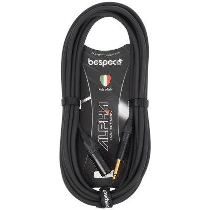 BESPECO Alpha Microphone Cable Neutrik XLR M - Jack 6 m