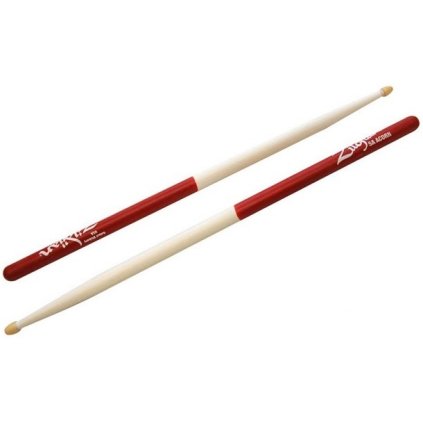 ZILDJIAN 5A Acorn Wood White Red Dip
