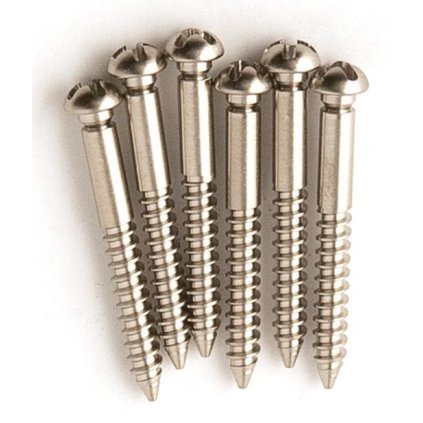 PRS Tremolo Bridge Knife Edge Screws (6), Nickel