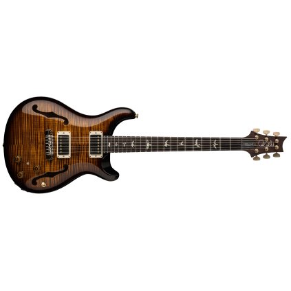 PRS Hollowbody II Piezo Black Gold Wraparound Burst