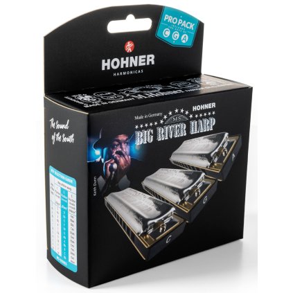HOHNER Big River Harp ProPack (C-, G-, A-major)