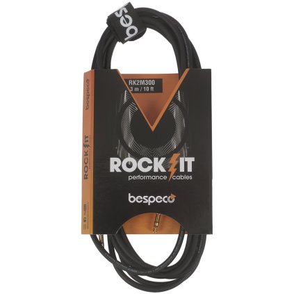 BESPECO ROCKIT Stereo Cable Jack 3,5 TRS - Jack 3,5 TRS 3 m