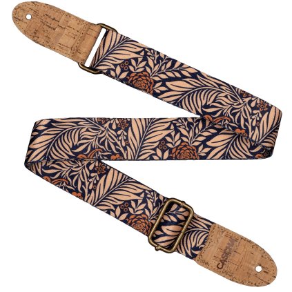 CASCHA CUS-VC6 Ukulele Strap Vegan Cork Midnight Jungle
