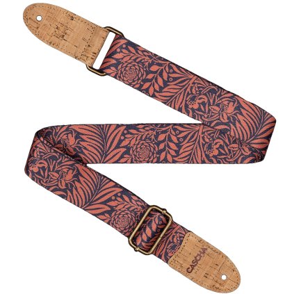 CASCHA CUS-VC7 Ukulele Strap Vegan Cork Rose Jungle