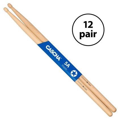CASCHA Drumsticks Pack 5A Maple