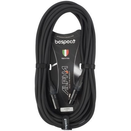 BESPECO Alpha Microphone Cable Neutrik  XLR M - XLR F 9 m