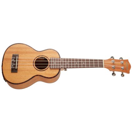 CASCHA HH 2026E Soprano Mahogany Ukulele Set EQ