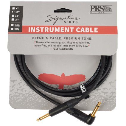 PRS Signature Instrument Cable 10' Angled