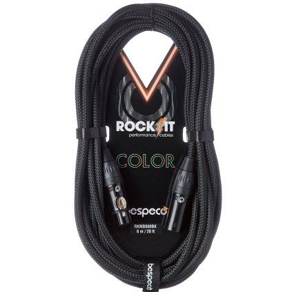 BESPECO Rockit Color Black 10m XLR