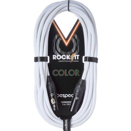BESPECO Rockit Color White 6m XLR