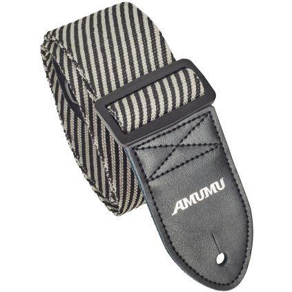 AMUMU Black & White Tweed Strap
