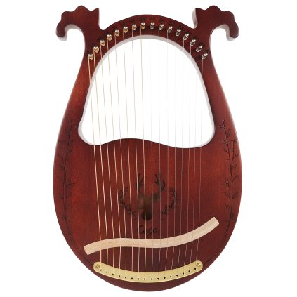 6543 cega harp 16 strings coffee