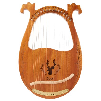 6546 cega harp 16 strings natural