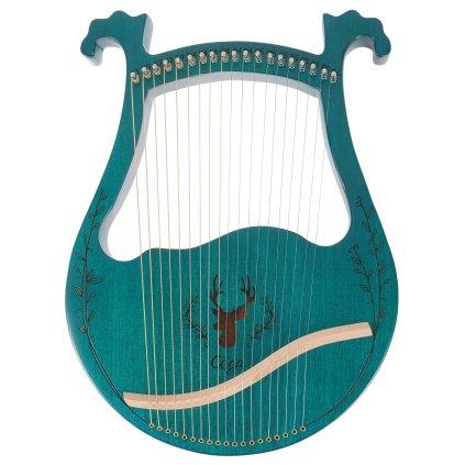 6549 cega harp 19 strings blue