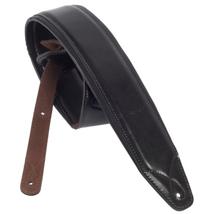 AMUMU LE04-BK Leather Padded Strap