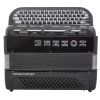 HOHNER Fun Nova II 80 light, black celluloid, B-stepped