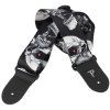 PERRI'S LEATHERS 7668 Polyester White Skulls