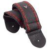 PERRI'S LEATHERS Fancy Stitch Black & Red