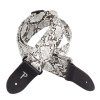 PERRI'S LEATHERS Faux Snake Skin White