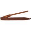 PERRI'S LEATHERS 7172 Saddle Leather Guitar Strap Tan
