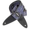 PRS 2" Guitar Strap Custom Jacquard Birds Fleur Violet