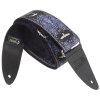 PRS 2" Guitar Strap, Custom Jacquard Birds Fleur, Violet