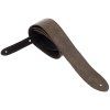 PRS 2" Leather Strap Embossed Birds Worn Black